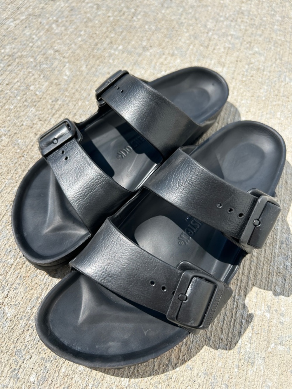 Birkenstock Arizona EVA Black Sandals Womens 41 Waterproof Lightweight